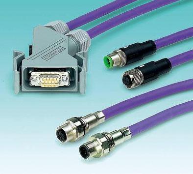 圖1 現(xiàn)場總線連接器利用一進、一出兩個通道和可開關控制的終端電阻，可構成線性結構的網絡