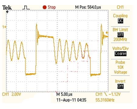 圖6：充電器波形實例。