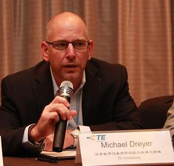 圖4:TE Connectivity消費(fèi)電子設(shè)備部高級副總裁兼總經(jīng)理 Michael Dreyer先生