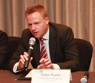 圖6:TE Connectivity工業(yè)事業(yè)部副總裁兼中國總經(jīng)理 Stefan Rustler先生