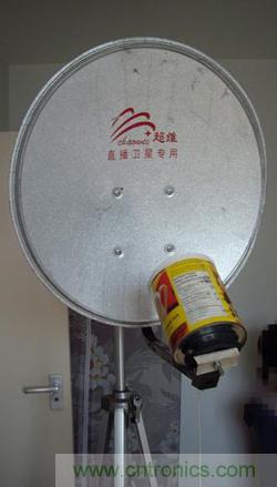 最簡單使用的天線&mdash;&mdash;罐頭天線，可做正饋大鍋饋源！ 