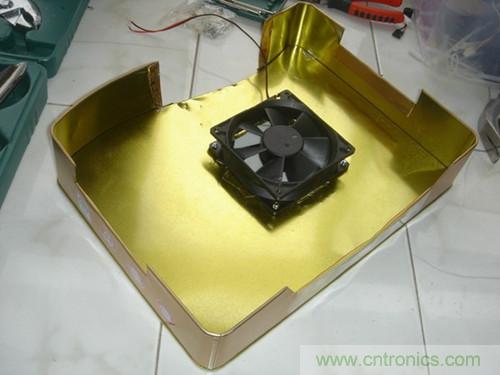 月餅盒DIY:自制筆記本散熱風扇