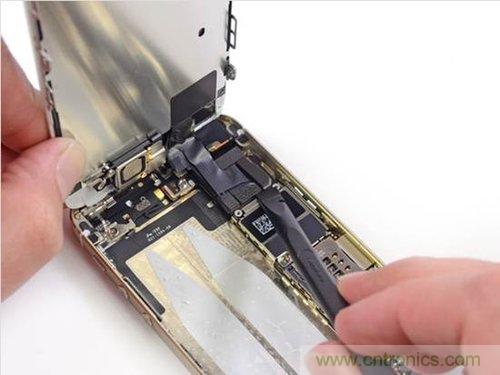 土豪金iPhone 5S拆解:內部結構升級,維修難度增加