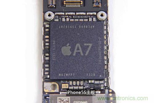 土豪金iPhone 5S拆解:內部結構升級,維修難度增加