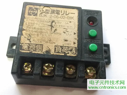 漏電保護(hù)器拆解：結(jié)構(gòu)有差異，做工不錯(cuò)