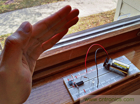 DIY:教你10分鐘自制光線探測器