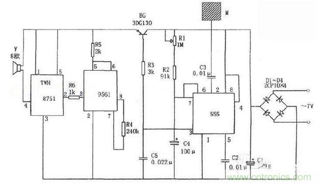 一款觸摸式防盜報警器電路設計