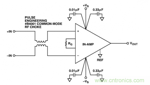 放大電路普及:射頻干擾整流誤差電路設計