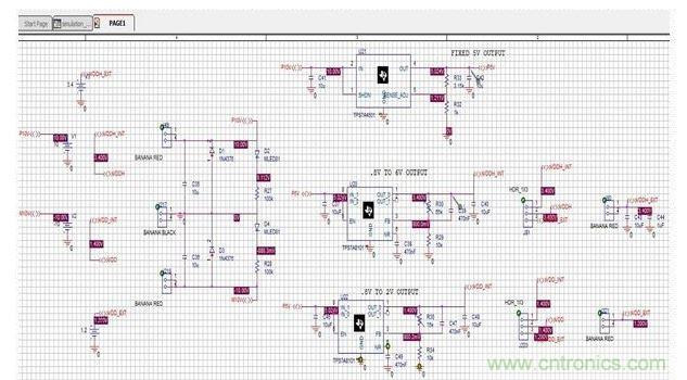 原理圖測試平臺和各個節(jié)點(diǎn)的仿真值
