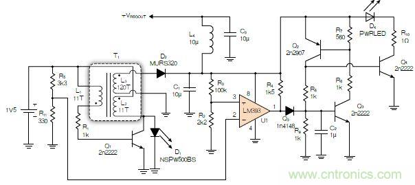 神級(jí)反激式開關(guān)電源,在1.1V電壓下點(diǎn)亮了HBLED燈!