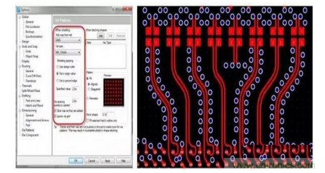 PCB 設(shè)計(jì)工具如果能夠控制共面波導(dǎo)和波導(dǎo)過孔的創(chuàng)建，將有助于顯著減少設(shè)計(jì)錯(cuò)誤和縮短設(shè)計(jì)時(shí)間。