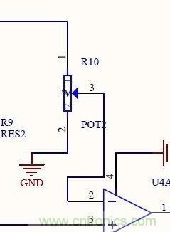 在電路中滑動阻值時，電位器的電壓會發生什么變化？
