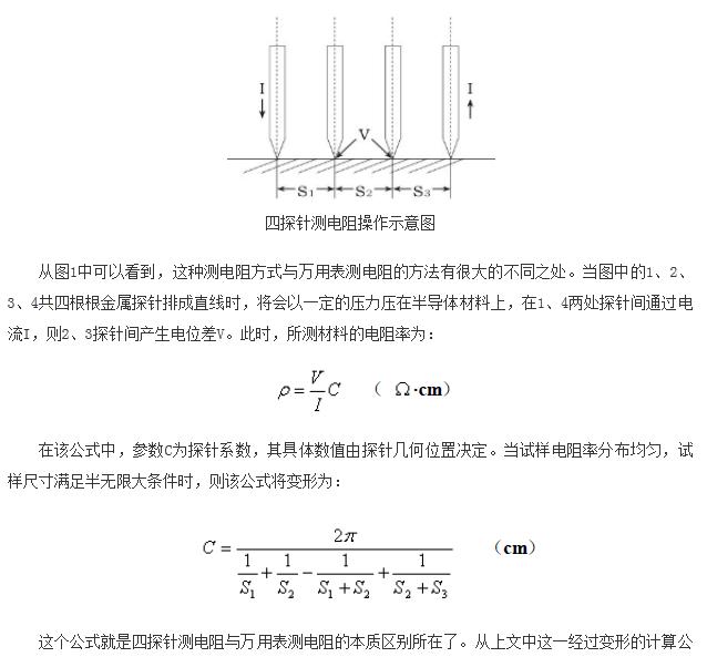 如何區(qū)分萬用表測(cè)電阻和四探針測(cè)電阻?