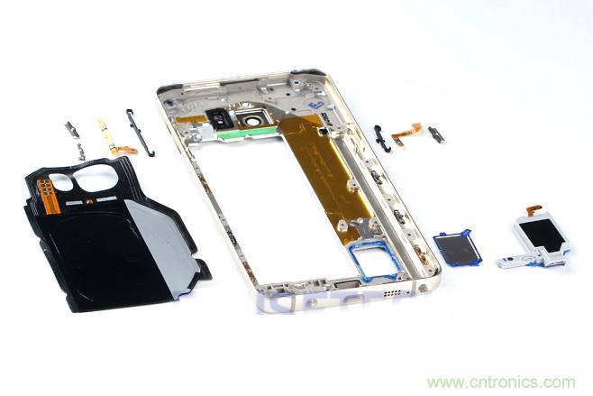 Galaxy Note5拆解,與S系列差距日漸模糊