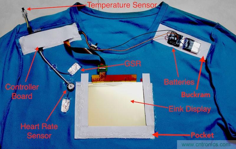 如何DIY一款能監(jiān)控個人情緒的電子T恤?