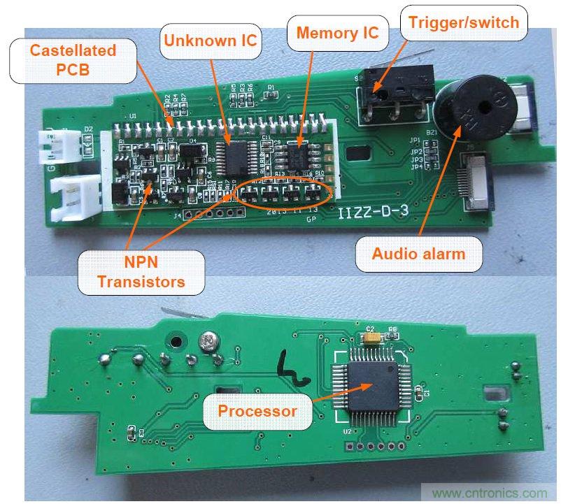 拆解45美元的藍(lán)牙無(wú)線條碼掃描槍，發(fā)現(xiàn)里面鏡中有鏡