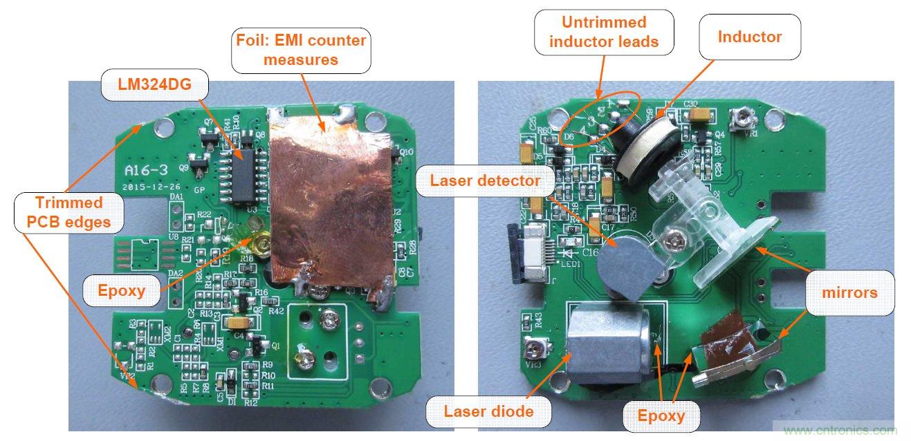 拆解45美元的藍(lán)牙無(wú)線條碼掃描槍，發(fā)現(xiàn)里面鏡中有鏡