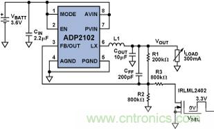 DC-DC開關穩壓器&mdash;&mdash; 在DSP系統中延長電池壽命
