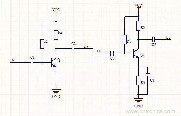 什么是共集、共基、共射放大器？如何分辨3類放大器