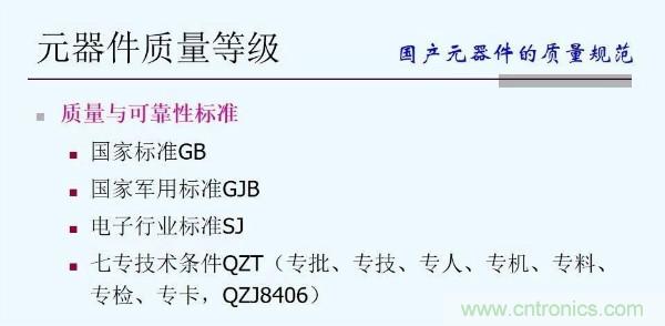 元器件應(yīng)用可靠性如何保證，都要學(xué)習(xí)航天經(jīng)驗嗎？