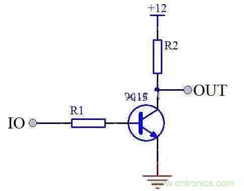 三極管在單片機中的應用圖解 三極管在單片機中的應用圖解