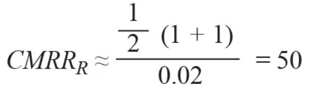 提高差分放大器的共模抑制比，電阻的選擇很關鍵