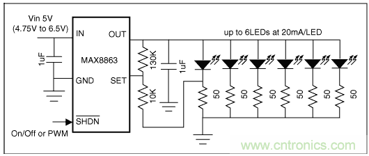 如何利用低成本線性穩(wěn)壓器改善白光LED? 如何利用低成本線性穩(wěn)壓器改善白光LED?