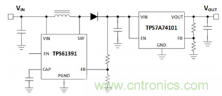 TPS61391升壓變換器,為電容麥克風提供48V超低噪聲幻象電源