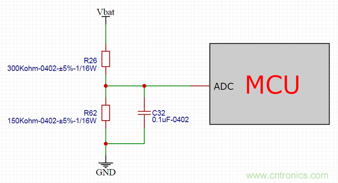 電池電壓偵測電路&ldquo;踩坑&rdquo;：分壓電阻的精度竟然是5%，不是1%
