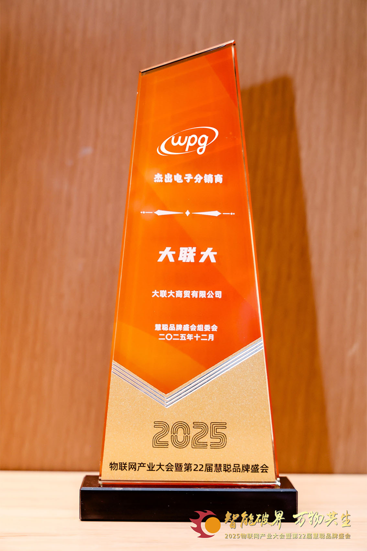 二十載深耕，今朝加冕：大聯大獲物聯網大會公認“杰出電子分銷商”殊榮