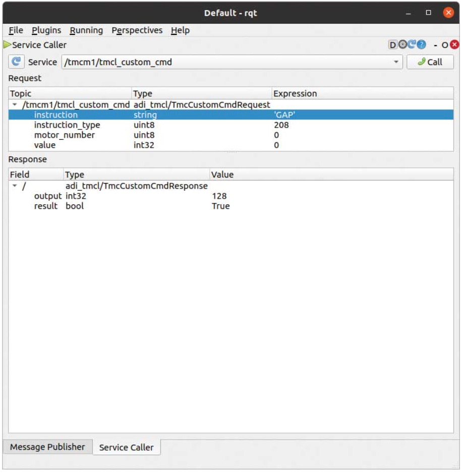 使用ROS1驅動程序來操控ADI Trinamic電機控制器 使用ROS1驅動程序來操控ADI Trinamic電機控制器