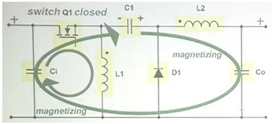 Zeta拓撲電源原理及工作過程解析 Zeta拓撲電源原理及工作過程解析