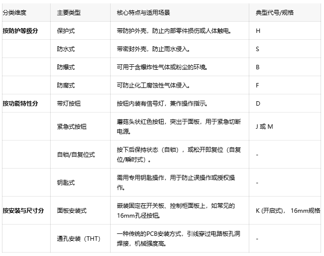 工程師視角：一文掌握按鈕開關的選型與應用