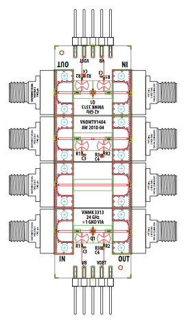 在 15 至 33 GHz 應(yīng)用中使用 VMMK-3313 在 15 至 33 GHz 應(yīng)用中使用 VMMK-3313