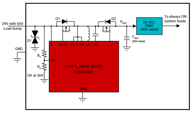 設計低靜態(tài)電流 (Iq) 汽車電池反向保護系統(tǒng)的 3 種方法 設計低靜態(tài)電流 (Iq) 汽車電池反向保護系統(tǒng)的 3 種方法