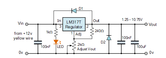 如何使用LM317T創建可變電壓電源 如何使用LM317T創建可變電壓電源