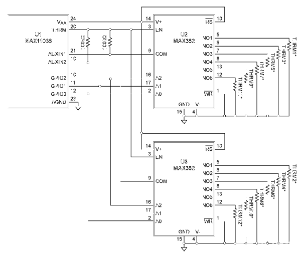 測量電池管理系統中的多個溫度，并節省電力