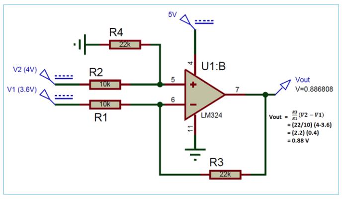 如何將運(yùn)算放大器用作差分放大器查找電壓值的電壓差 如何將運(yùn)算放大器用作差分放大器查找電壓值的電壓差